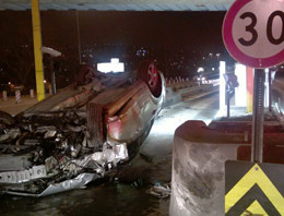 Dizi ekibini şoke eden kaza