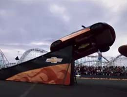 Chevrolet Aveo uçtu!